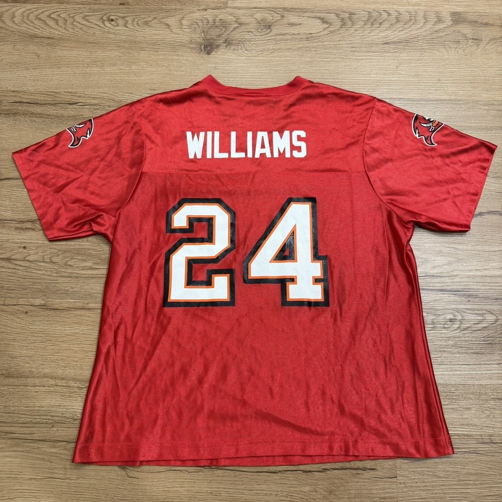 Tampa Bay Buccaneers Cadillac Williams Women's Size Large Home Red Jersey RB #24